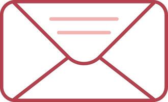 Mail Solid Two Color Icon vector