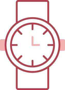 Watch Solid Two Color Icon vector