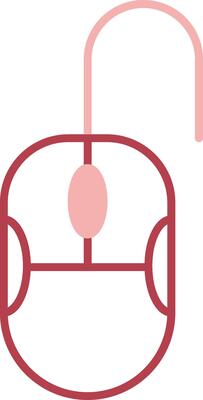 Mouse Solid Two Color Icon