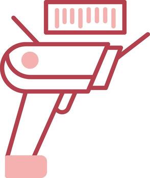 Scanner Solid Two Color Icon vector