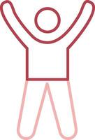 Cheer Up Solid Two Color Icon vector