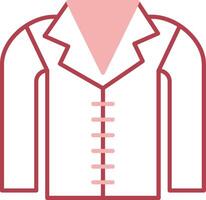 Coat Solid Two Color Icon vector