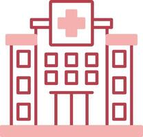 Hospital Solid Two Color Icon vector