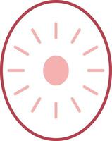 Kiwi Solid Two Color Icon vector
