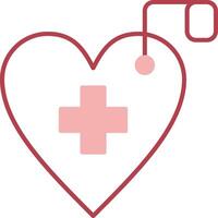 Cardiology Solid Two Color Icon vector