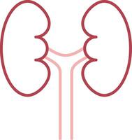 Urology Solid Two Color Icon vector