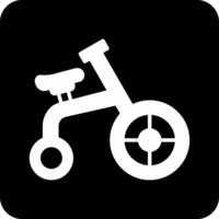 acrobático bicicleta vector icono