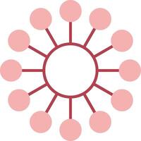 Diagram Solid Two Color Icon vector