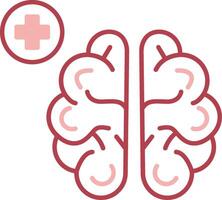 Neurology Solid Two Color Icon vector