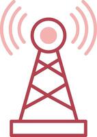 Telecommunications Solid Two Color Icon vector