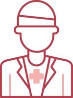 Patient Solid Two Color Icon vector