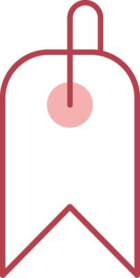 Tag Solid Two Color Icon