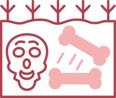 Extinction Solid Two Color Icon vector