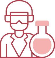 Chemist Solid Two Color Icon vector