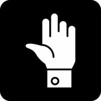 icono de vector de mano