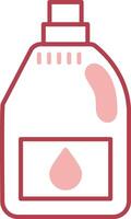 Detergent Solid Two Color Icon vector