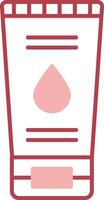 Face Wash Solid Two Color Icon vector