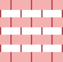 Brickwall Solid Two Color Icon vector