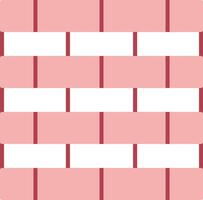 Brickwall Solid Two Color Icon vector