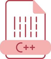 solid two color icon vector