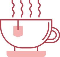 Hot Tea Solid Two Color Icon vector