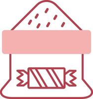 Sugar Solid Two Color Icon vector