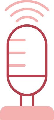 Voice Recording Solid Two Color Icon