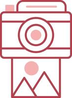 Camera Solid Two Color Icon vector