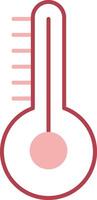 Temperature Solid Two Color Icon vector