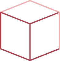 3D Design Solid Two Color Icon Solid Two Color Icon vector