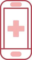 Health Solid Two Color Icon vector