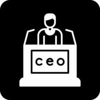 CEO vector icono