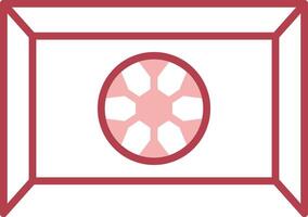 Goalie Solid Two Color Icon vector