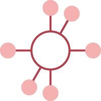 Diagram Solid Two Color Icon vector