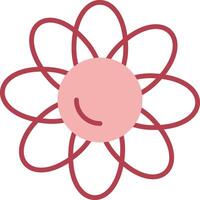 Clematis Solid Two Color Icon vector