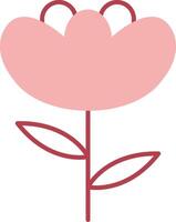 Iris Solid Two Color Icon vector