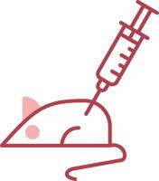 Animal Testing Solid Two Color Icon vector