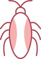Cockroach Solid Two Color Icon vector