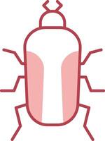 insecto sólido dos color icono vector