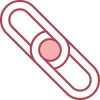 Backlink Solid Two Color Icon vector