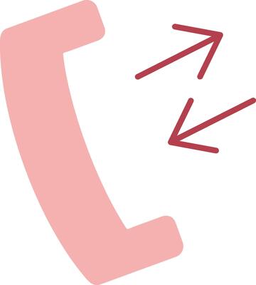 Phone Receiver Solid Two Color Icon
