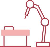 Robotic Surgery Solid Two Color Icon vector