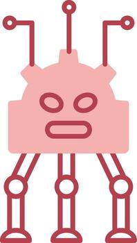 Robotics Solid Two Color Icon vector