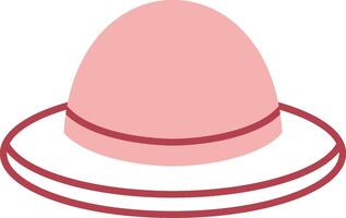 Hat Solid Two Color Icon vector