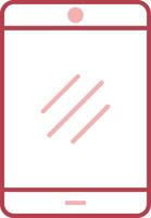 Smartphone Solid Two Color Icon vector