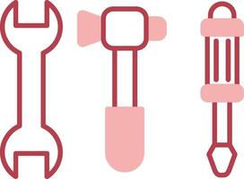 Tools Solid Two Color Icon vector