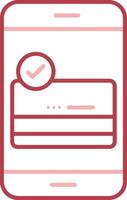 Payment Gateway Solid Two Color Icon vector
