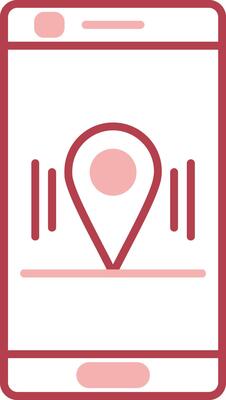 Location Solid Two Color Icon