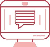 Communication Solid Two Color Icon vector