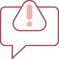 solid two color icon vector